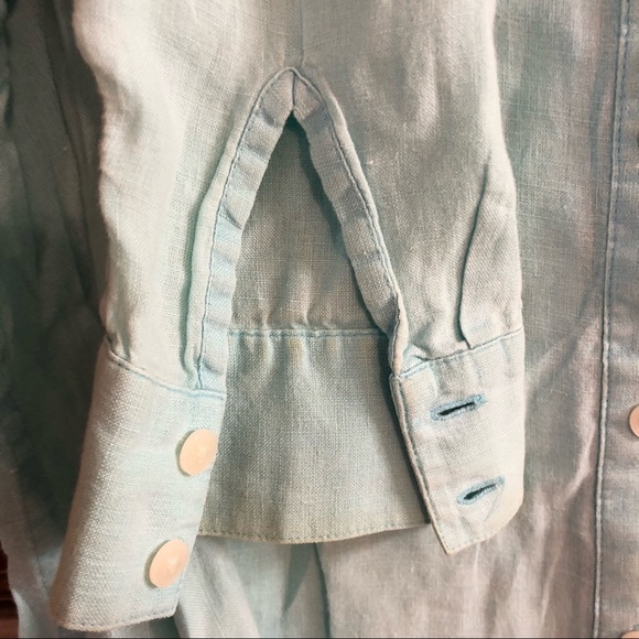 Talbots 100% Linen Button Down - Picture 6 of 7